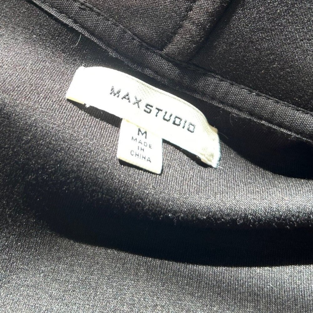 Max Studio Ponte Knit Collared Jacket/Topper EUC - image 6